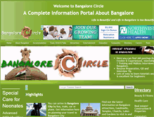 Tablet Screenshot of bangalorecircle.com